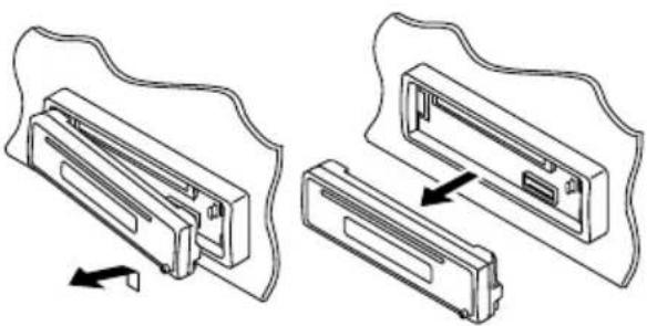 JVC KDS6060 - Kumanda panosunun sökülmesi - 2