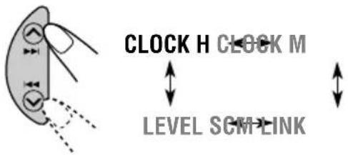 CLOCK H CLOCK M LEVEL SCM LINK
