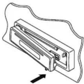 JVC KDS6060 - Comment attacher le panneau de commande - 2