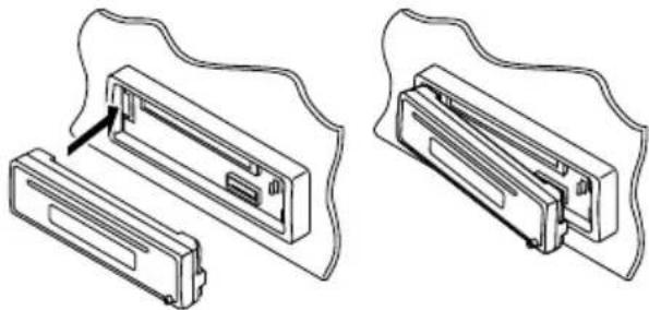 JVC KDS6060 - Attaching the control panel - 1