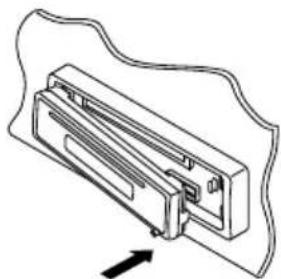 JVC KDS6060 - Attaching the control panel - 2