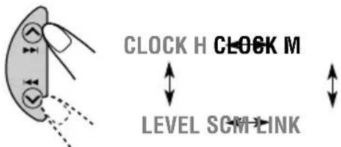 CLOCK H CLOCK M LEVEL SCM LINK