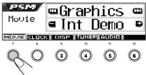JVC KDSH9102 - Activeren van de animaties die voor het start- en stopschemzemijn vastgelegd - 2