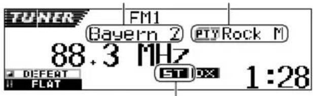 JVC KDSH9102 - Choisissez la bande (FM1-3, AM). - 2