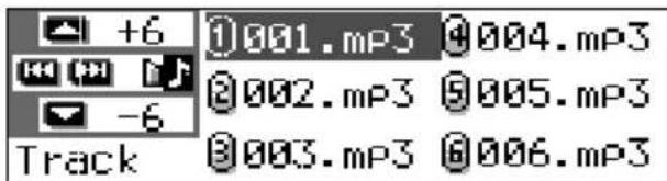 JVC KDSH9102 - Anzeigen der Titelnamensliste des aktuellen Verzeichnisses. - 3
