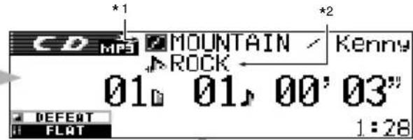 JVC KDSH9102 - Während der Wiedergabe einer MP3- oder WMA-Disc: - 1