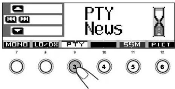 JVC KDSH9102 - PTY-Standby-Empfang einstellen - 2