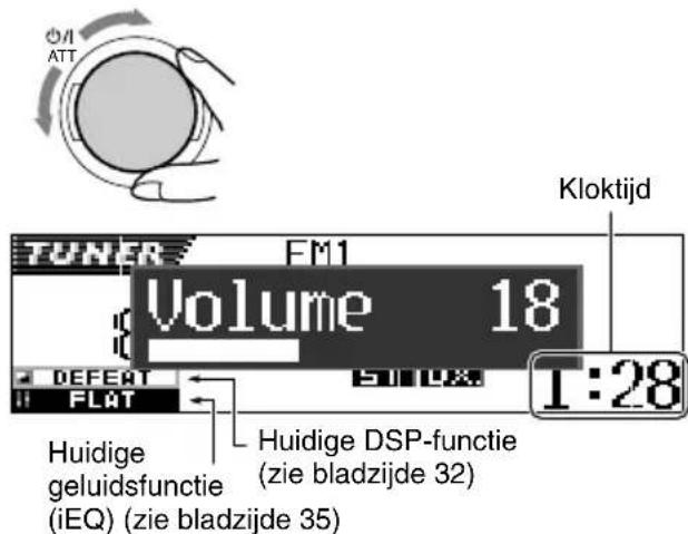 JVC KDSH9102 - Regel het volume. - 1