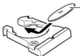 JVC KDSH9102 - Placez la pile. - 1