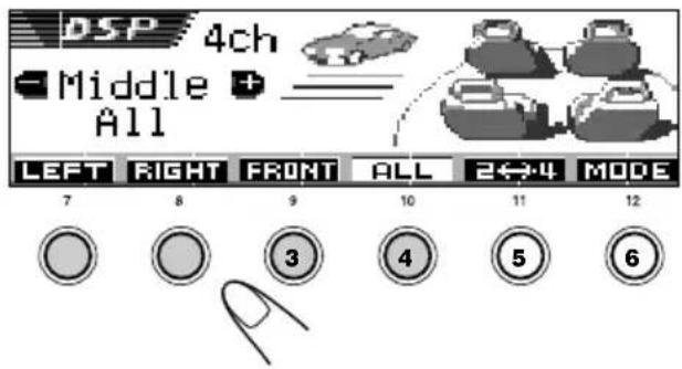 JVC KDSH9102 - Select your listening seats position. - 1