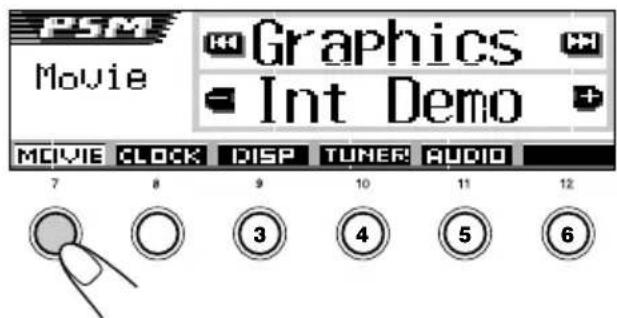 JVC KDSH9102 - So aktivieren Sie die Animationen, die für den Begrübbungs- und Verabschiedungsbildschirm gespeichert wurden - 2