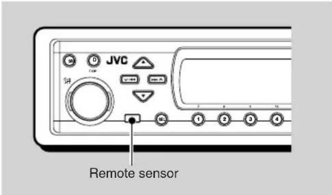 JVC KDSH9102 - Preparing the remote controller - 1
