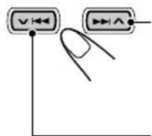 JVC KDSH9102 - Zum Schnellen Vor- oder Rücklauf des Titel - 1