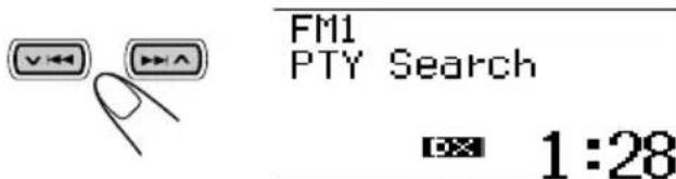 JVC KDSH9102 - Start het PTY-zoekenaar uw favoriteprogramma. - 1