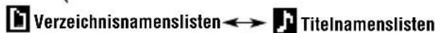 JVC KDSH9102 - Anzeigen der Titelnamensliste des aktuellen Verzeichnisses. - 2