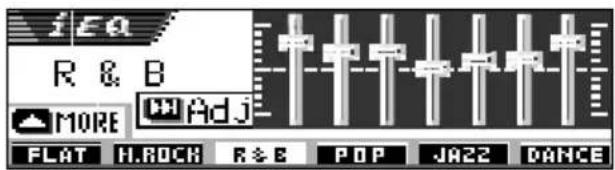 JVC KDSH9102 - Speichern eigener Klangmodi - 2