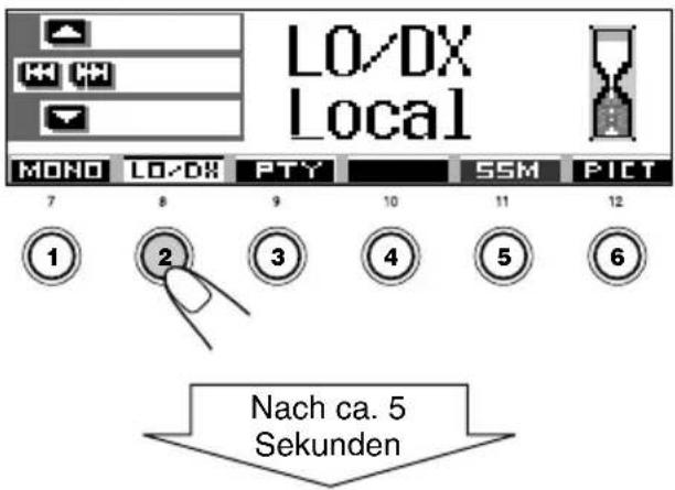 JVC KDSH9102 - So stellen Sie FM-Sender mit starkem Signal ein—LO/DX (nah/fern) - 3