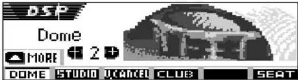 JVC KDSH9102 - Press SEL (select) once to show the DSP mode selection screen. - 2