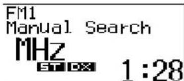 JVC KDSH9102 - Houd  of  ingedrukt totdat "Manual Search" op het display verschijnt. - 2