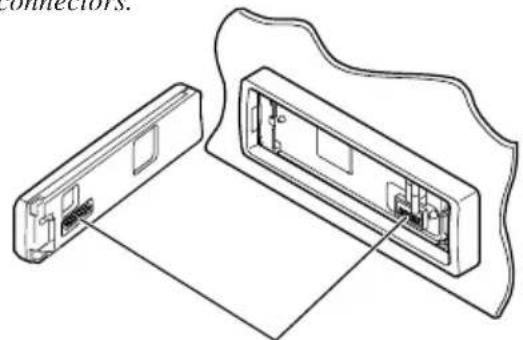 JVC KDSH9102 - Note on cleaning the connectors: - 1