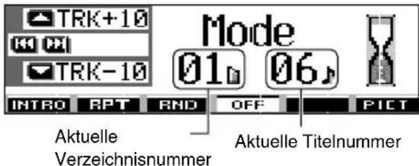 JVC KDSH9102 - Während der Wiedergabe einer MP3-Disc: - 1