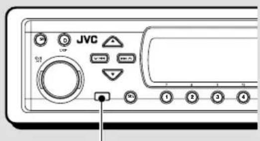 JVC KDSH9102 - Vorbereiten de Fernbedienung - 1