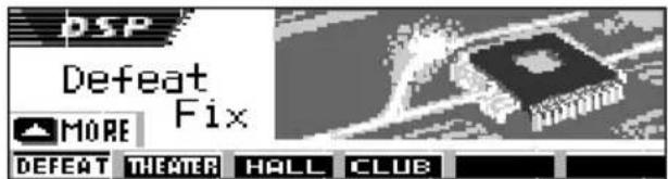 JVC KDSH9102 - Press SEL (select) once to show the DSP mode selection screen. - 2