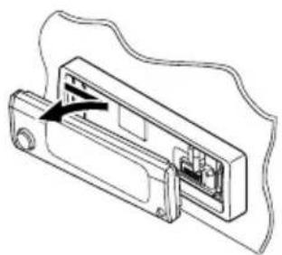 JVC KDSH9102 - Détachment du panneau de commande - 2