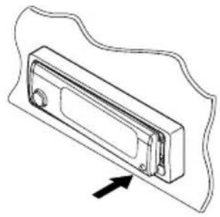 JVC KDSH9102 - Fixation du panneau de commande - 2