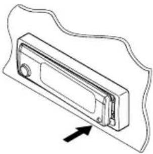 JVC KDSH9102 - Anbringen der Schalttafel - 2