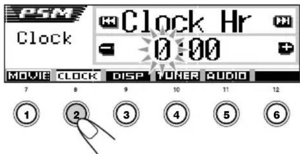 JVC KDSH9102 - Klok instellen - 2