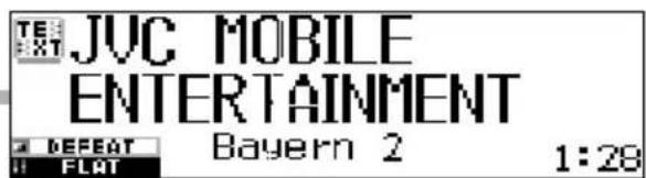 JVC KDSH9102 - Changing the display pattern - 5