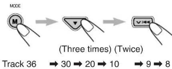 JVC KDSH9102 - How to go to the desired track quickly - 2