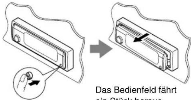JVC KDSH9102 - Entriegeln Sie die Schalttafel. - 1