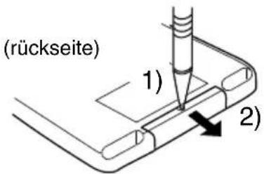 JVC KDSH9102 - Nehmen Sie den Batteriehalter hersaus. - 1