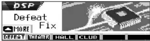 JVC KDSH9102 - Druk eénmaal op SEL (selecteren) om het DSP-functiekeuzescherm te tonen. - 2