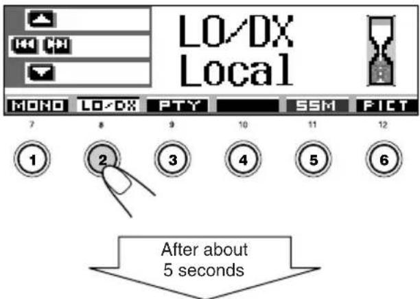 JVC KDSH9102 - To tune in FM stations only with strong signals—LO/DX (Local/Distant) - 3