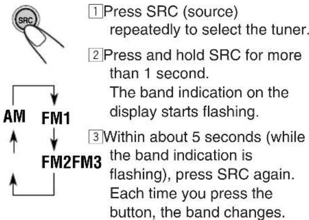 JVC KDSH9102 - Selecting a preset station directly - 1