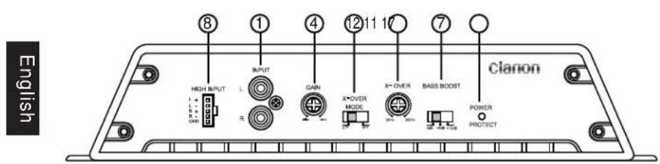 CLARION APX4241 - Installation - 1