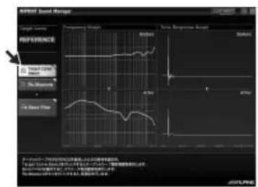 ALPINE KTX100EQ - Placez le microphone de mesure selon les indications fournies dans l'écran de IMPRINT SOUND MANAGER. Placez le microphone en position verticale, au niveau des oreilles (en utilisant le trépied d'un apparéil photo, entre autres). - 6