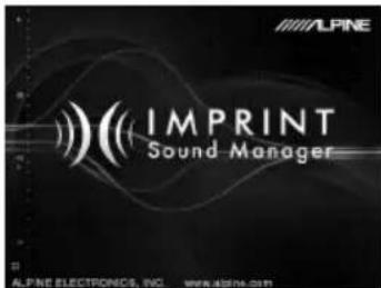 ALPINE KTX100EQ - Activez le programme IMPRINT SOUND MANAGER installe sur I'ordinateur. - 1