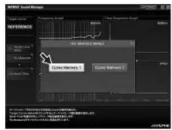 ALPINE KTX100EQ - Place the measurement microphone in the location according to the indication of the IMPRINT SOUND MANAGER screen. Place the microphone in a vertical position, at ear level (a camera tripod is useful for this purpose). - 10