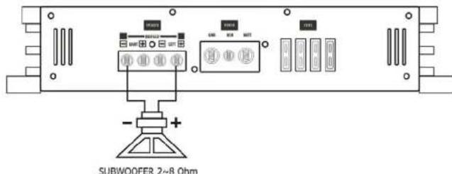 Ground Zero GZHA 5125 X - Luidspreker aansluitingen - GZHA 2350XII - 3