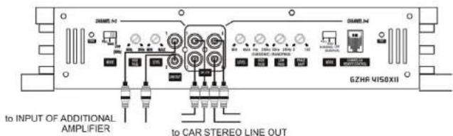 Ground Zero GZHA 5125 X - Connecting the speaker - GZHA 2350XII - 5