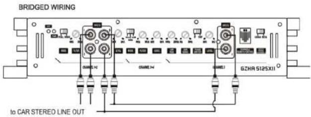 Ground Zero GZHA 2350 X - Connecting the speaker - GZHA 2350XII - 12