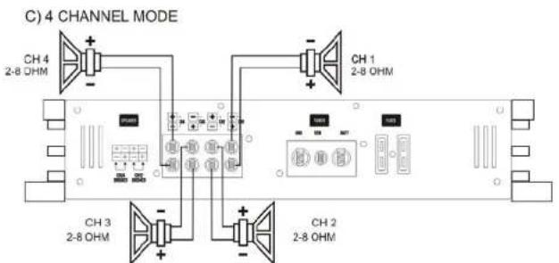 Ground Zero GZHA 2350 X - Connecting the speaker - GZHA 2350XII - 8
