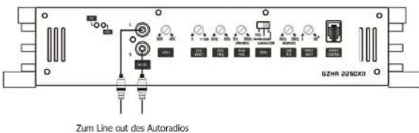 Ground Zero GZHA 2250 X - Lautsprecher Anschluss für Trimode Betrieb – Bemerkungen - 1