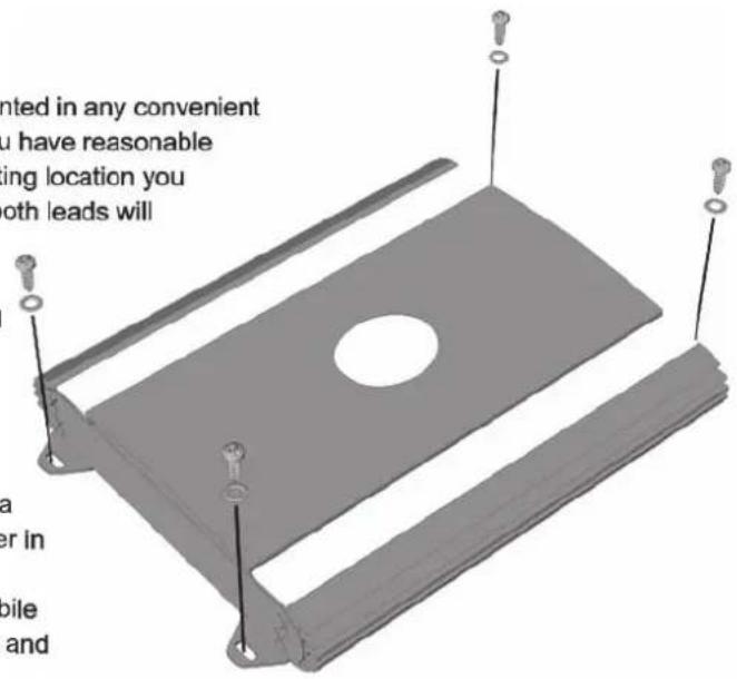 Crunch MXB 480 - Installation of the amplifier - 1