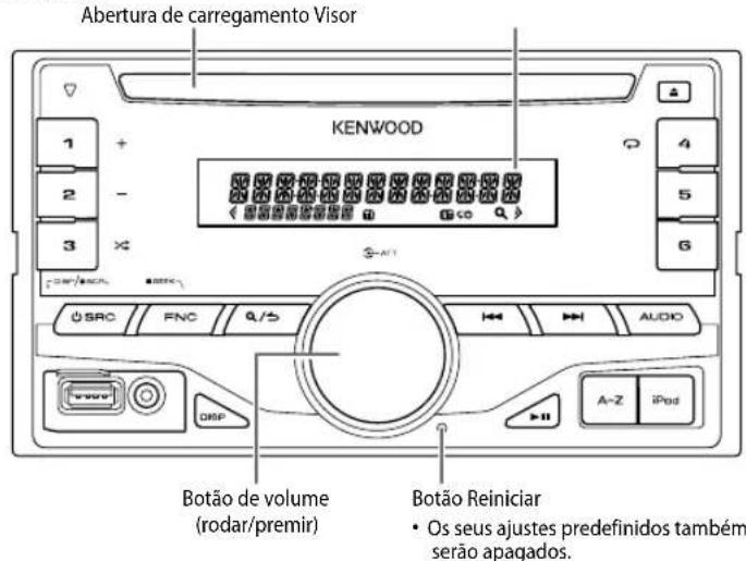 KENWOOD DPX206U - Painel frontal - 1