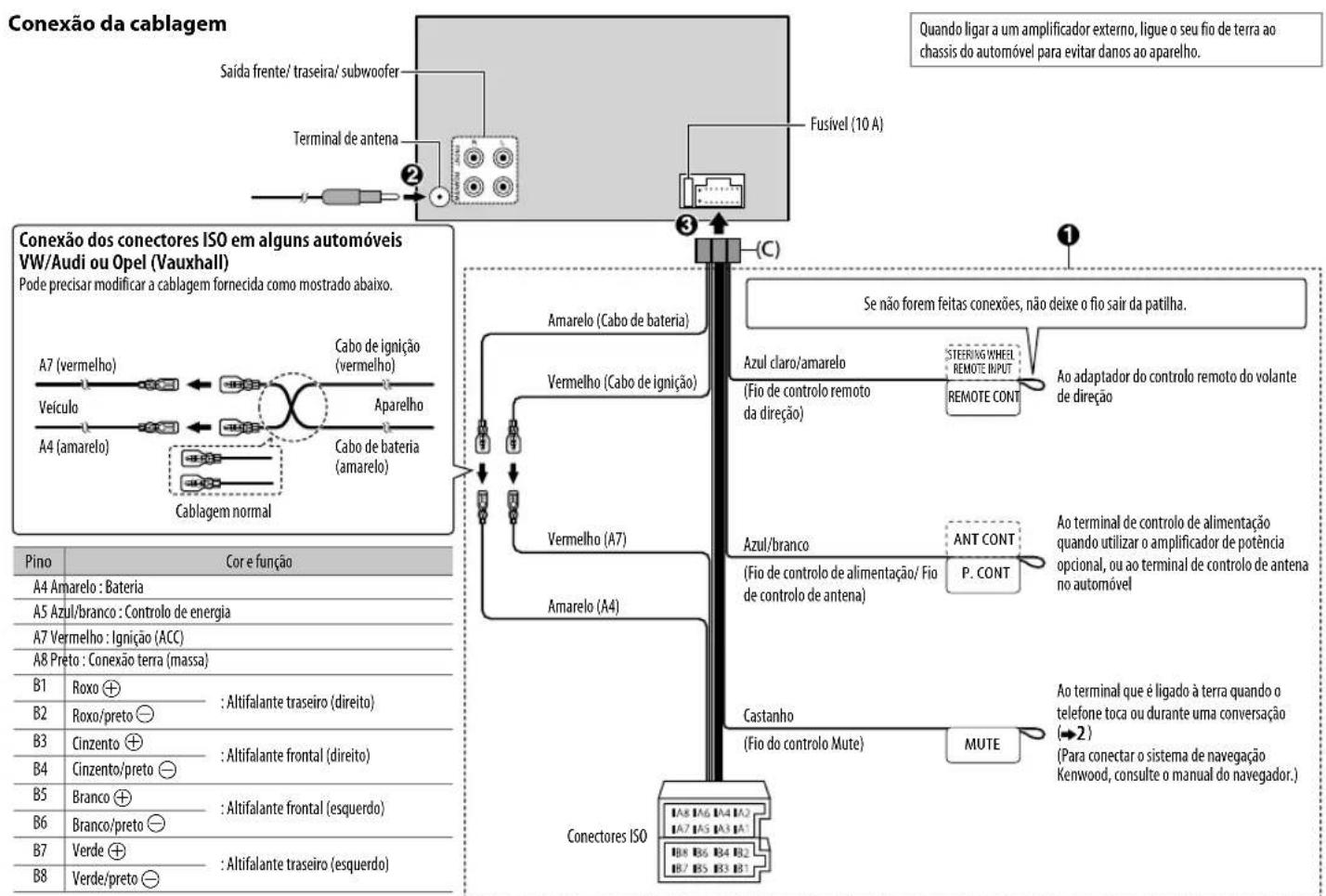 KENWOOD DPX206U - Lista de peças para instalacao - 5